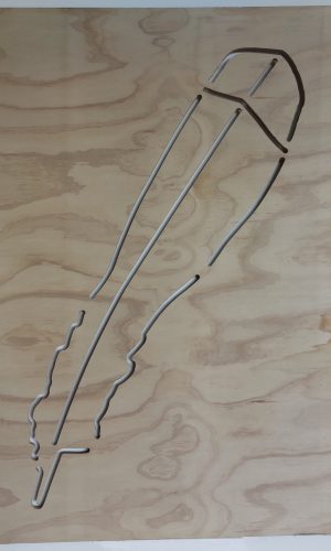 Huia Feather NWC Creative Garden panel